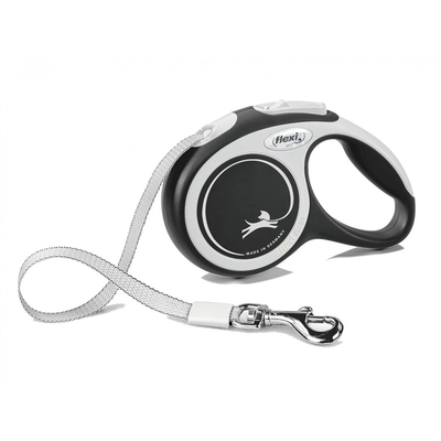 Product Λουρί Σκύλου Flexi New Comfort Μαύρο black Μέγεθος XS (3 m) base image