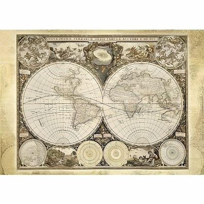 Product Παζλ Schmidt Spiele Historical World Map Adult 2000 Τεμάχια base image
