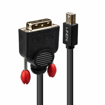 Product Καλώδιο Mini DisplayPort σε DVI Lindy 41952 2 m Μαύρο base image