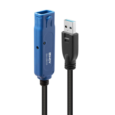 Product Καλώδιο USB 3.0 Lindy Μαύρο 20 m base image