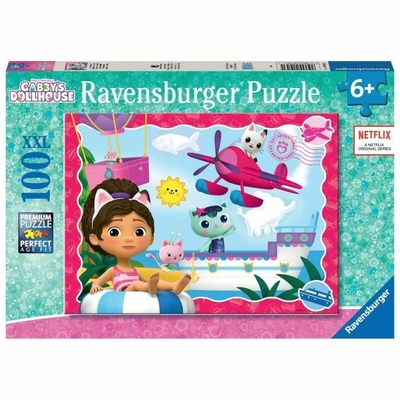 Product Παζλ Ravensburger Gabby?s Dollhouse 100 Τεμάχια base image