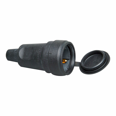 Product Βάση Πρίζας Kopp 2p+t Μαύρο 230 V Με καπάκι base image