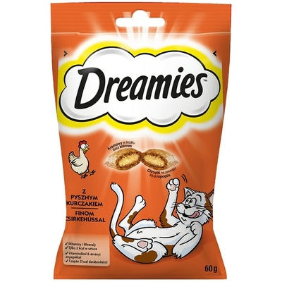 Product Snack for Cats Dreamies Λιχουδιές Κοτόπουλο Βοδινό κρέας 60 L 60 g base image