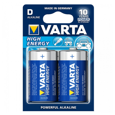 Product Μπαταρία Varta LR20 D 1,5 V 16500 mAh High Energy (2 pcs) Μπλε base image