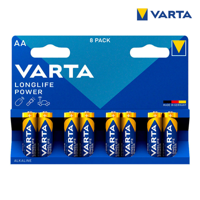 Product Μπαταρίες Varta Long Life Power AA (LR06) (8 Τεμάχια) base image