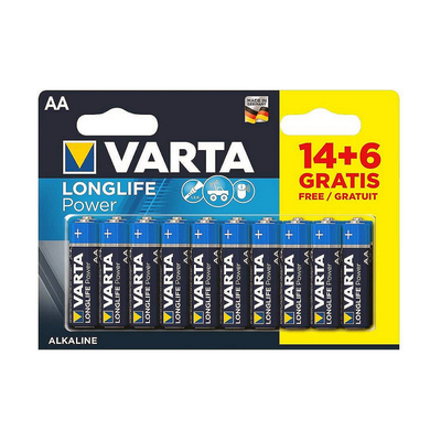 Product Μπαταρίες Varta Longlife Power (20 Τεμάχια) base image