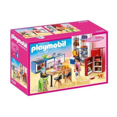 Product Playmobil Playset Dollhouse Kitchen 70206 (129 pcs) base image