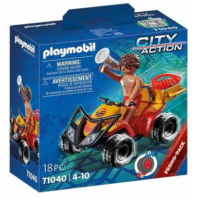 Product Playmobil City Action Rescue Quad 18 Τεμάχια 71040 base image