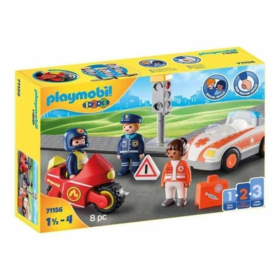Product Playmobil 71156 1.2.3 Day to Day Heroes 8 Τεμάχια base image