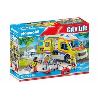 Product Playset Playmobil 71202 City Life Ambulance 67 Τεμάχια base image