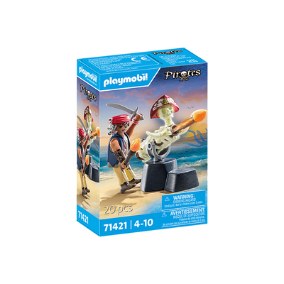 Product Playset Playmobil 71421 Πειρατής 20 Τεμάχια base image