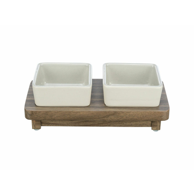 Product Ταΐστρα σκύλων Trixie CityStyle Καφέ Γκρι ? 10 cm 2 x 200 ml 24 x 4 x 12 cm base image