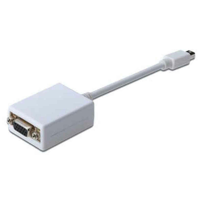 Product Αντάπτορας Mini DisplayPort σε VGA Digitus AK-340407-001-W Λευκό base image