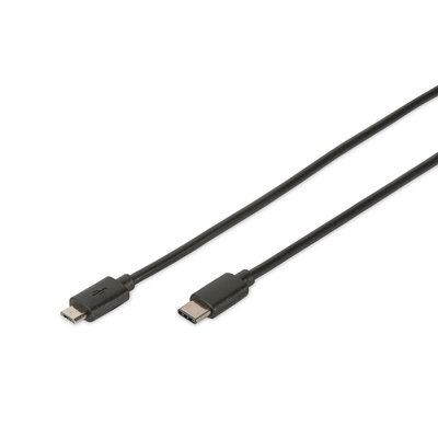 Product Καλώδιο USB-C Digitus by Assmann DB-300137-018-S 1,8 m Μαύρο base image