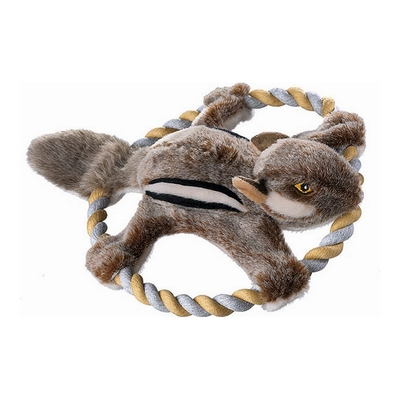 Product Cuddly toy for dogs Hunter Wildlife Train Με σχοινί Σκίουρος (30 cm) base image
