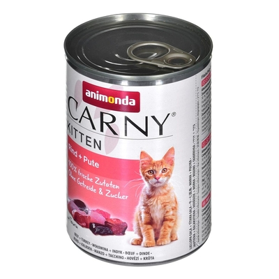 Product Ξηρά Τροφή Γάτας Animonda Carny Γαλοπούλα Βόειο κρέας 400 g base image