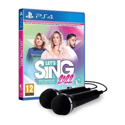 Product Βιντεοπαιχνίδι PlayStation 4 Ravenscourt Let's Sing 2022 2 x Μικρόφωνο base image