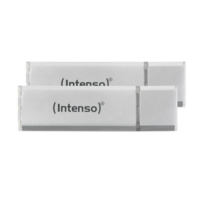 Product USB Stick Intenso 3531490 64GB x2 Ασημί base image