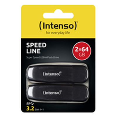 Product USB Flash 64GB Intenso 3533494 Μαύρο (x2) base image