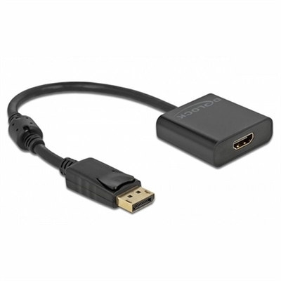 Product Αντάπτορας DisplayPort σε HDMI Delock 63585 Μαύρο 20 cm base image