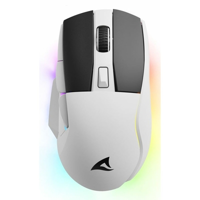 Product Ποντίκι Gaming Ασύρματο Sharkoon SGM50W Λευκό Μαύρο/Λευκό base image