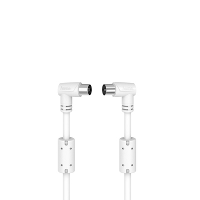 Product Καλώδιο Κεραίας Hama 00205058 Λευκό 5 m base image