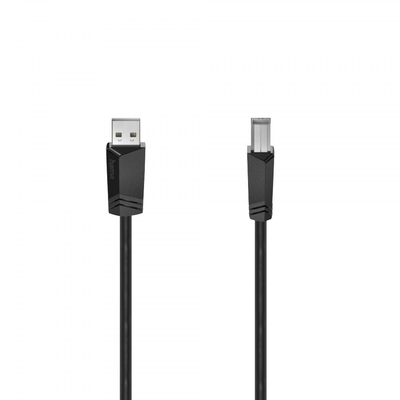 Product Καλώδιο USB 2.0 A σε USB B Hama 00200602 1,5 m Μαύρο base image