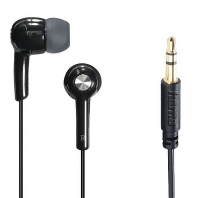 Product Handsfree Ακουστικά Hama Gloss Μαύρο base image