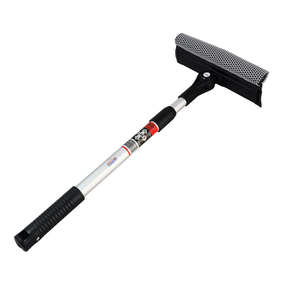 Product Καθαριστής Τζαμιών Heyner 407300, Τηλεσκοπικός Έως 80cm, Ασημί/Μαύρος base image