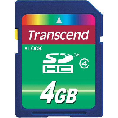 Product Κάρτα Μνήμης SDHC 4GB Transcend Class 4 base image