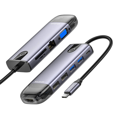 Product Docking Station Mcdodo HU-7740 6w1 USB-C Hub (USB-C, HDMI, USB3.0*2, SD, TF) base image
