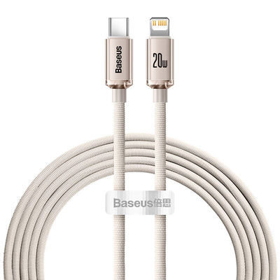 Product Καλώδιο USB-C Baseus for iP Crystal Shine, 20W, 2m (r??owy) base image