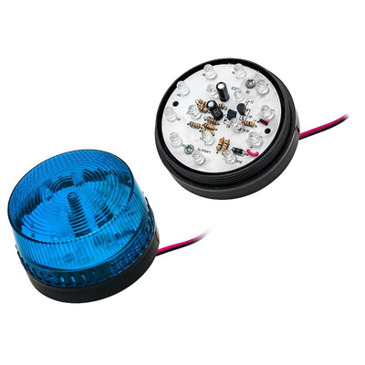 Product Strobe Αυτοκινήτου Blow 12V Μπλε LED 73mm base image