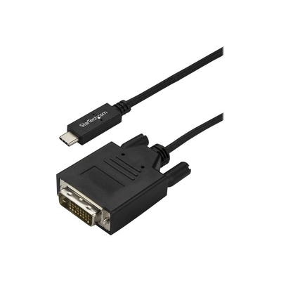 Product Καλώδιο USB StarTech USB-C to DVI Cable - 1920 x 1200 - Black 3m base image