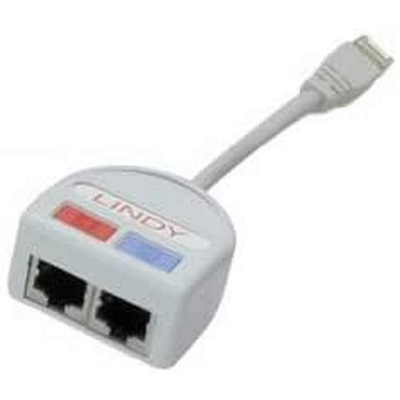 Product Splitter Lindy Port Doubler UTP 2x 10/100BT RJ-45 cat.5 2xEthernet base image