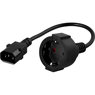Product Προέκταση Πρίζας PowerWalker IEC Safety C14 - CEE 7/3 (Type F) 20cm base image