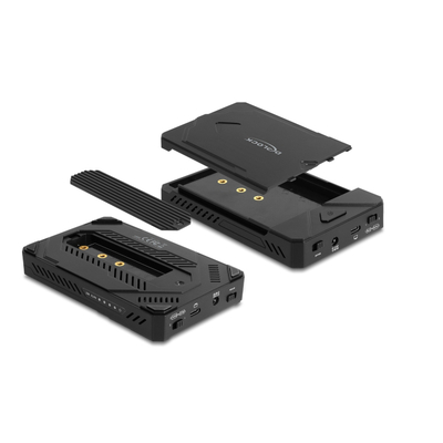 Product Θήκη Για Σκληρούς Δίσκους M.2 & 2.5" Delock SATA SSD/HDD 42020, Type-C, λειτουργία κλώνου base image