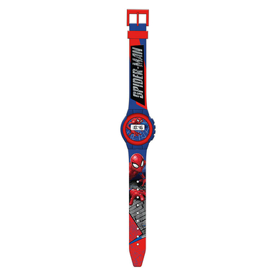 Product Παιδικό Ρολόι Kids Licensing Ψηφιακό Spiderman (Μπλε/Κόκκινο) base image