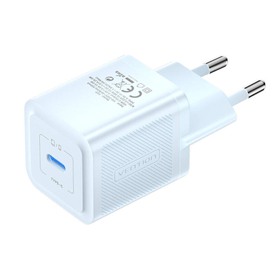 Product Φορτιστής Πρίζας Vention FEPL0-EU, USB-C, 20W, GaN (blue) base image