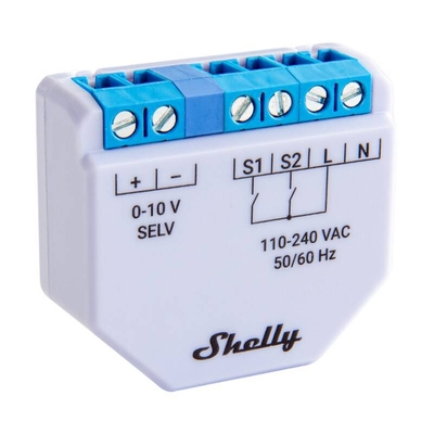 Product Ενδιάμεσος Διακόπτης Shelly Plus WiFi 0-10V Light Dimmer base image