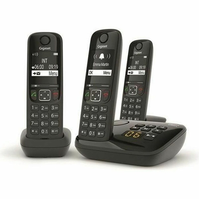 Product Τηλέφωνο IP Gigaset AS690A Trio Μαύρο base image