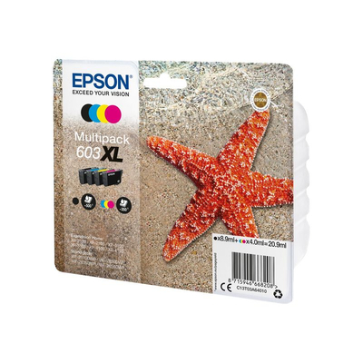 Product Μελάνι Epson 603XL Multipack - 4 -Pack - XL - Black, Yellow, Cyan, Magenta - Origina base image
