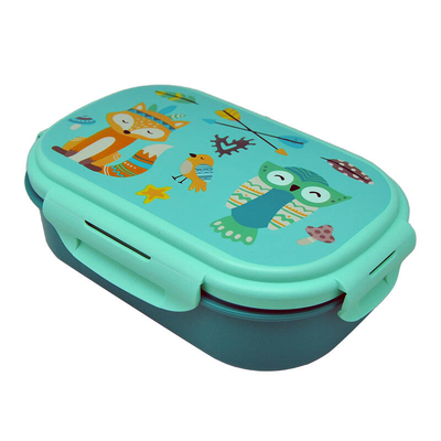 Product Φαγητοδοχείο Kids Licensing με Μαχαιροπίρουνα Jungle KL11345 (Τιρκουάζ) base image