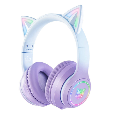 Product Ασύρματα Ακουστικά Onikuma Gaming B90 με Αυτιά Γάτας (Γαλάζιο/Μοβ) base image
