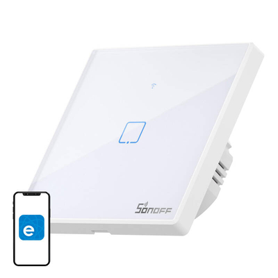Product Smart Διακόπτης Sonoff WiFi + RF 433 T2 EU TX (1-channel) updated base image
