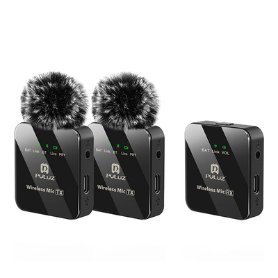Product Μικρόφωνο Puluz Wireless Lavalier 2 TX + 1 RX base image
