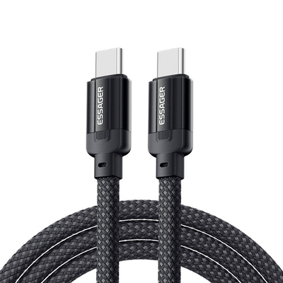 Product Καλώδιο USB-C Essager to USB-C EXCTT1-YS01-P, 100W, 1m (Black) base image
