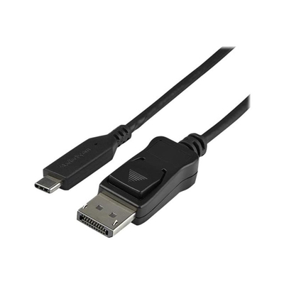 Product Καλώδιο USB StarTech 1m - USB-C to DisplayPort - 8K 30 Hz - HBR3- Thunderbolt 3 Compatible Black base image