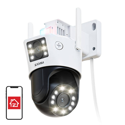 Product Κάμερα Παρακολούθησης Zosi C298 WiFi Pan Tilt 6MP Dual IP66 (Λευκό) base image