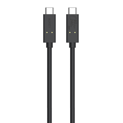 Product Καλώδιο USB-C Aukey to USB-C, CB-TCC241, 240W, 0.8m (Black) base image